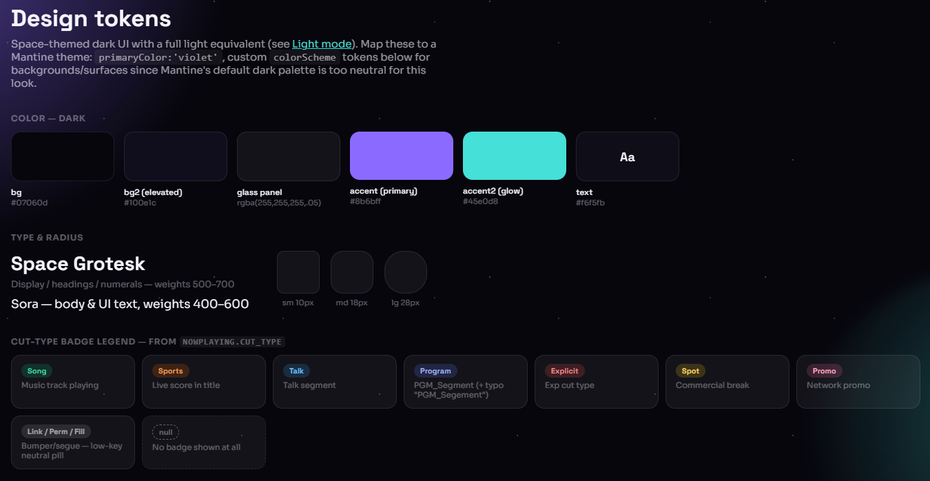Colors and Fonts